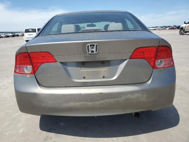 2HGFA16878H328437 - 2008 HONDA CIVIC EX GRAY photo 6