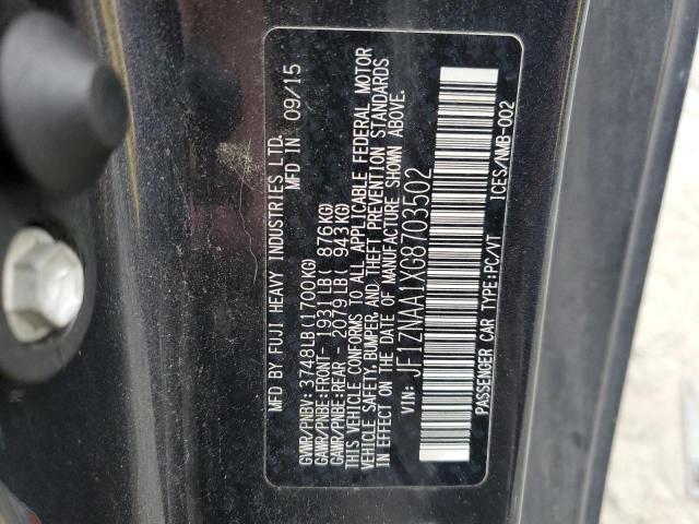 JF1ZNAA1XG8703502 - 2016 TOYOTA SCION FR-S CHARCOAL photo 12