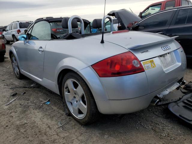 TRUUT28N221014053 - 2002 AUDI TT QUATTRO SILVER photo 2