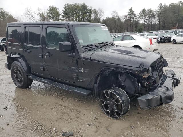 1C4BJWEG9HL676312 - 2017 JEEP WRANGLER U SAHARA BLACK photo 4