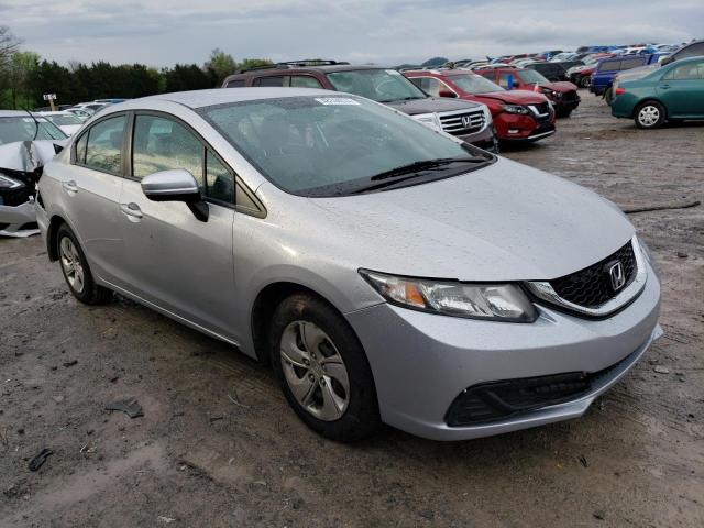 19XFB2F52EE023698 - 2014 HONDA CIVIC LX SILVER photo 4