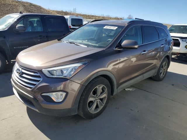 KM8SMDHFXFU103517 - 2015 HYUNDAI SANTA FE GLS BROWN photo 1