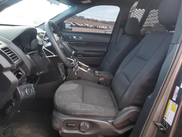 1FM5K8AR3KGA79391 - 2019 FORD EXPLORER POLICE INTERCEPTOR GRAY photo 7