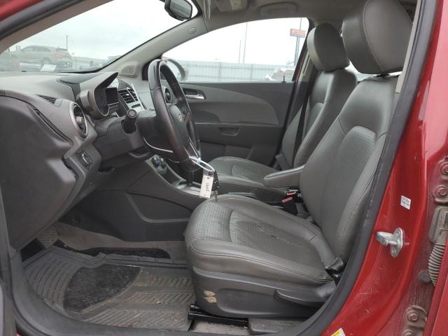 1G1JE5SB5E4216839 - 2014 CHEVROLET SONIC LTZ RED photo 7