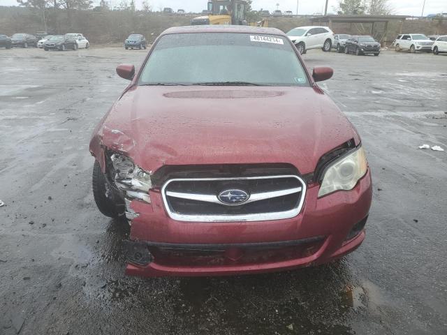 4S3BL616X97227769 - 2009 SUBARU LEGACY 2.5I RED photo 5