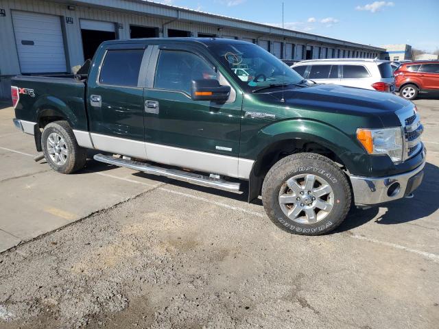 1FTFW1ET6DFD13140 - 2013 FORD F150 SUPERCREW GREEN photo 4