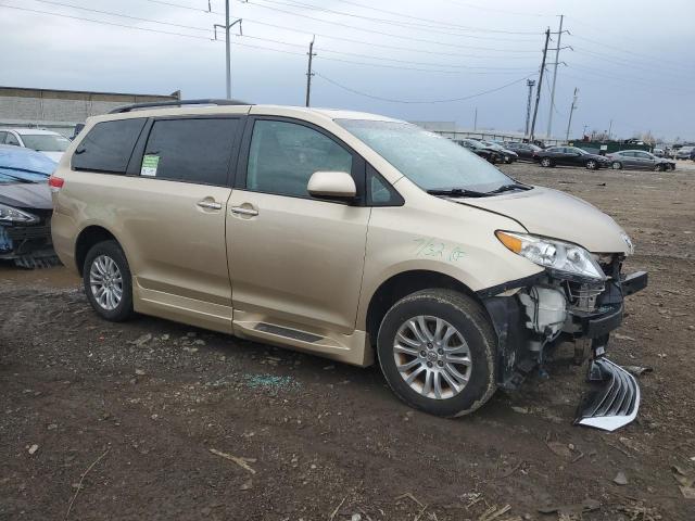 5TDYK3DC2CS253955 - 2012 TOYOTA SIENNA XLE GOLD photo 4