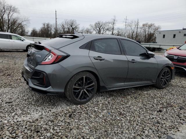 SHHFK7H90LU217245 - 2020 HONDA CIVIC SPORT TOURING GRAY photo 3