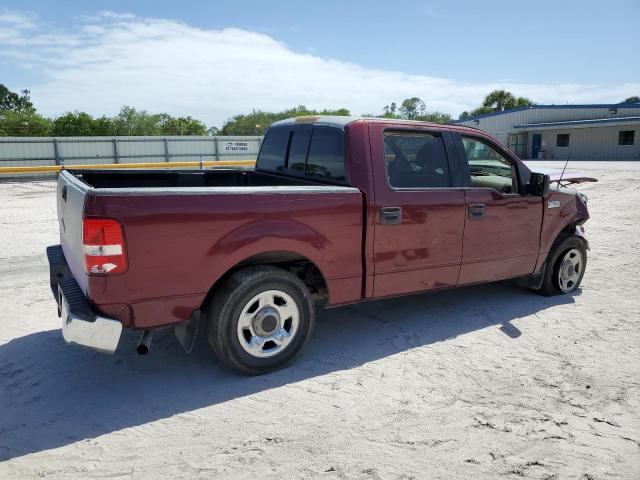 1FTRW12W04KC49910 - 2004 FORD F150 SUPERCREW BURGUNDY photo 3