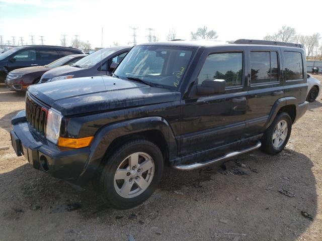 1J8HG48K06C149231 - 2006 JEEP COMMANDER BLACK photo 1