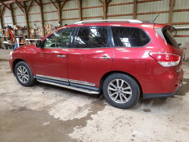 5N1AR2MM3DC600997 - 2013 NISSAN PATHFINDER S RED photo 2