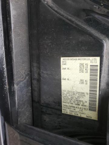 1N4AL2AP9BN454293 - 2011 NISSAN ALTIMA BASE BLACK photo 13