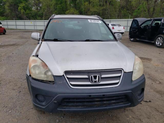 JHLRD78866C052645 - 2006 HONDA CR-V EX SILVER photo 5