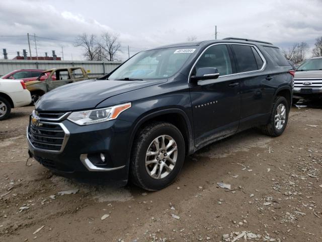 1GNEVGKW8KJ136513 - 2019 CHEVROLET TRAVERSE LT CHARCOAL photo 1