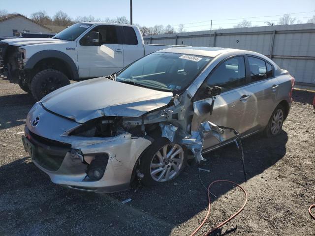 JM1BL1W71D1732888 - 2013 MAZDA 3 I SILVER photo 1