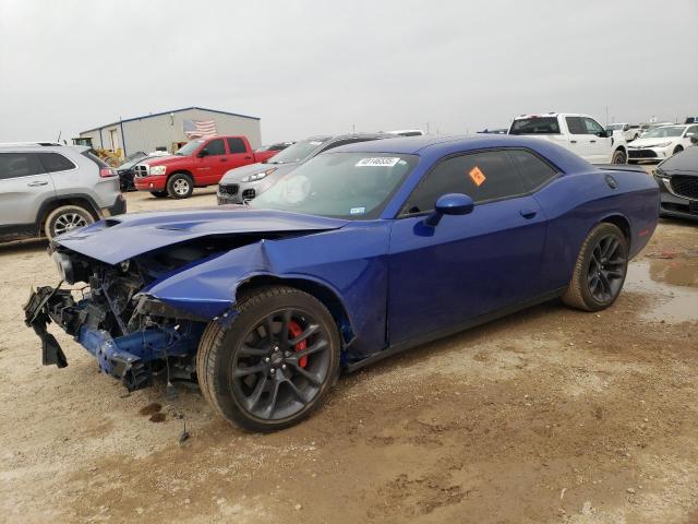 2C3CDZFJ3NH123661 - 2022 DODGE CHALLENGER R/T SCAT PACK BLUE photo 1