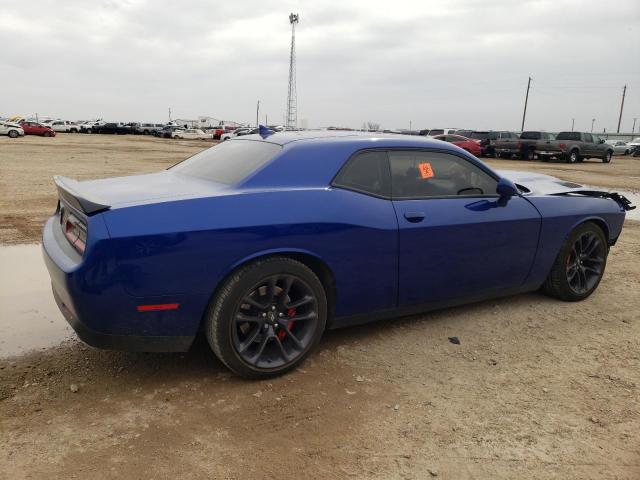 2C3CDZFJ3NH123661 - 2022 DODGE CHALLENGER R/T SCAT PACK BLUE photo 3