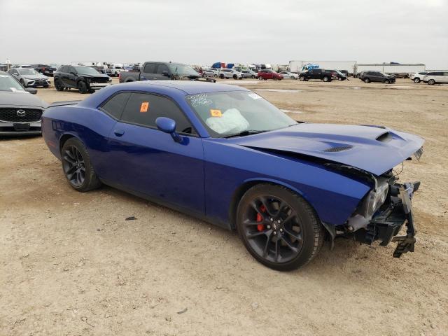 2C3CDZFJ3NH123661 - 2022 DODGE CHALLENGER R/T SCAT PACK BLUE photo 4