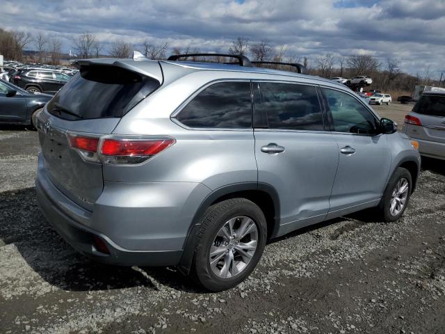 5TDJKRFH8ES028827 - 2014 TOYOTA HIGHLANDER XLE 银色 照片 3
