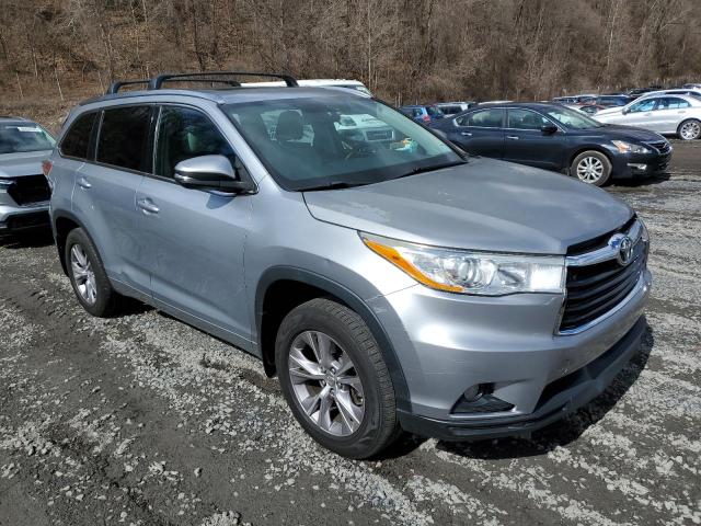 5TDJKRFH8ES028827 - 2014 TOYOTA HIGHLANDER XLE 银色 照片 4