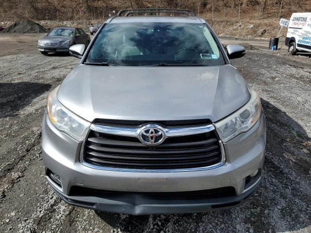 5TDJKRFH8ES028827 - 2014 TOYOTA HIGHLANDER XLE 银色 照片 5