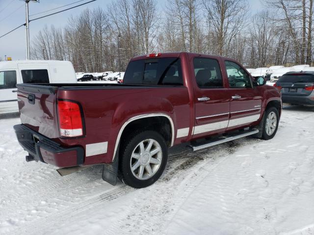 3GTP2XE21DG145822 - 2013 GMC SIERRA K1500 DENALI BURGUNDY photo 3