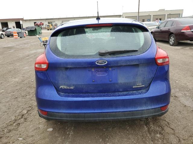 1FADP3K26FL208121 - 2015 FORD FOCUS SE BLUE photo 6