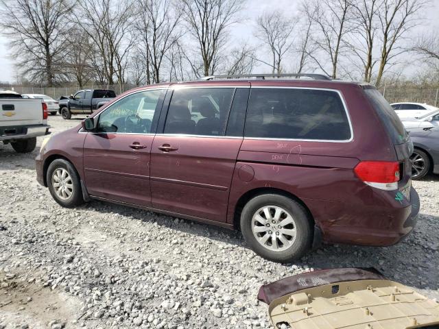 5FNRL38468B065567 - 2008 HONDA ODYSSEY EX BURGUNDY photo 2