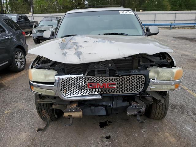 1GKEC13V82J287325 - 2002 GMC YUKON GRAY photo 5