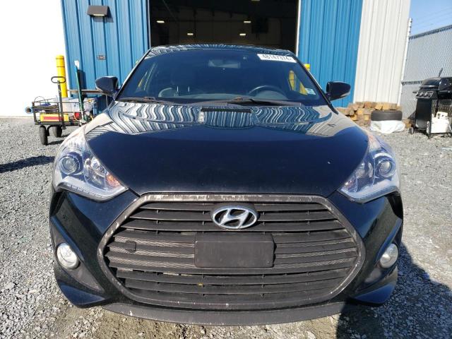 KMHTC6AE7HU304508 - 2017 HYUNDAI VELOSTER TURBO BLACK photo 5