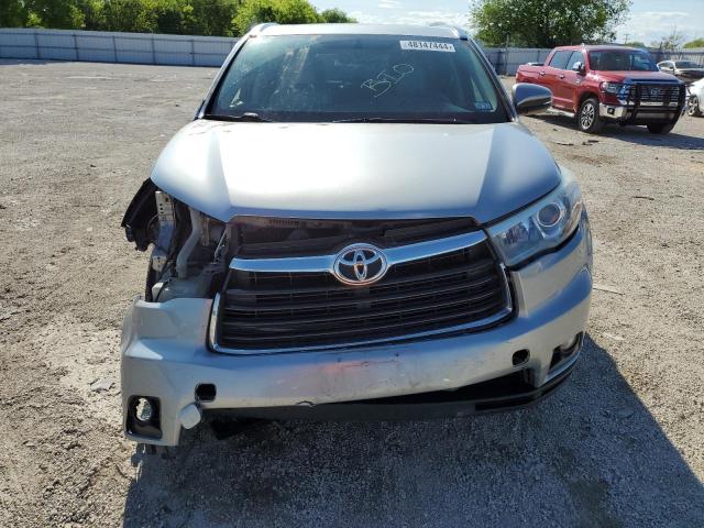 5TDKKRFH8GS157111 - 2016 TOYOTA HIGHLANDER XLE SILVER photo 5