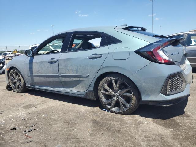 SHHFK7H98JU214543 - 2018 HONDA CIVIC SPORT TOURING TEAL photo 2