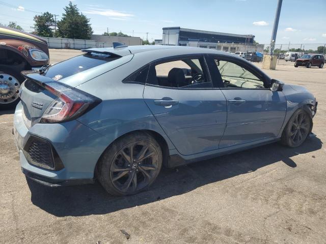 SHHFK7H98JU214543 - 2018 HONDA CIVIC SPORT TOURING TEAL photo 3