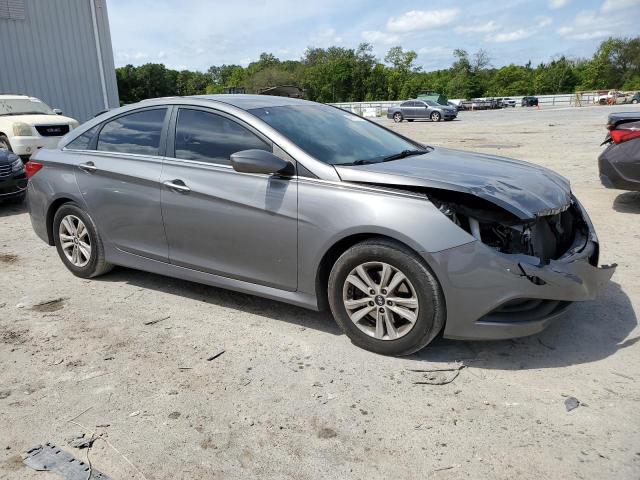 5NPEB4AC2EH879592 - 2014 HYUNDAI SONATA GLS GRAY photo 4