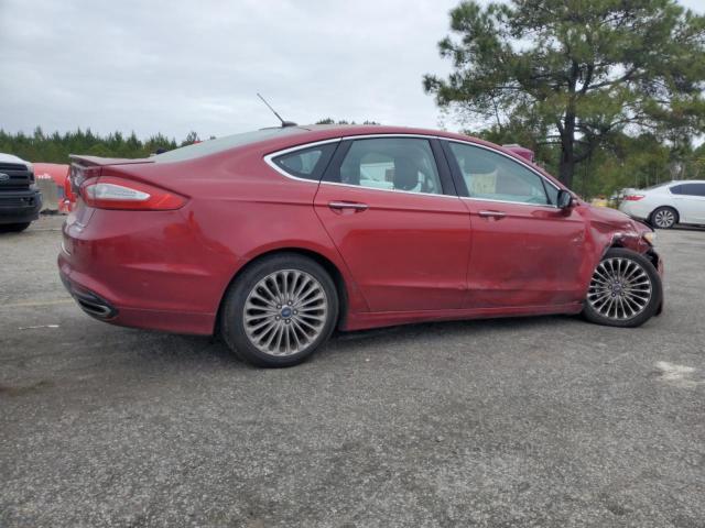 3FA6P0K94ER162308 - 2014 FORD FUSION TITANIUM BURGUNDY photo 3