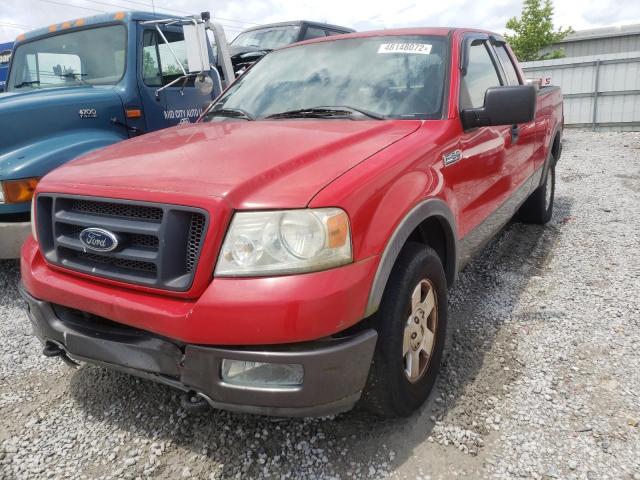 1FTPX14584NA55844 - 2004 FORD F-150 RED photo 2