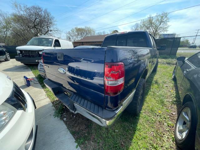 1FTPX14V78FA17358 - 2008 FORD F150 BLUE photo 4