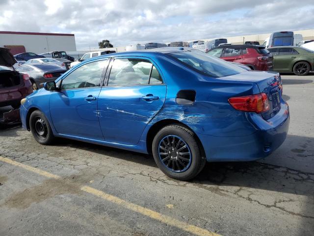 1NXBU40E99Z111955 - 2009 TOYOTA COROLLA BASE BLUE photo 2