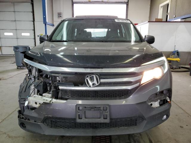 5FNYF6H59HB038019 - 2017 HONDA PILOT EXL GRAY photo 5