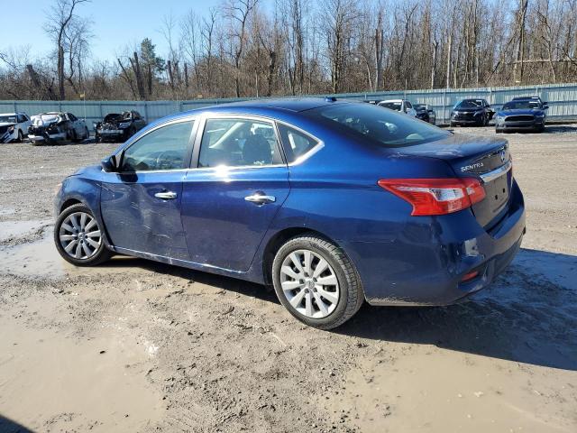 3N1AB7AP0GL656380 - 2016 NISSAN SENTRA S BLUE photo 2