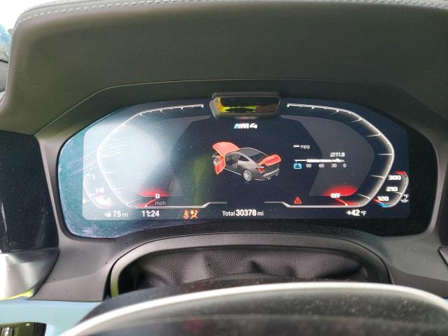 WBS33AZ0XMCH46078 - 2021 BMW M4 COMPETITION GREEN photo 9