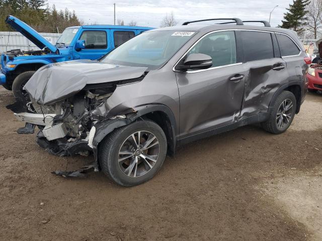 5TDBZRFH7KS993979 - 2019 TOYOTA HIGHLANDER LE GRAY photo 1