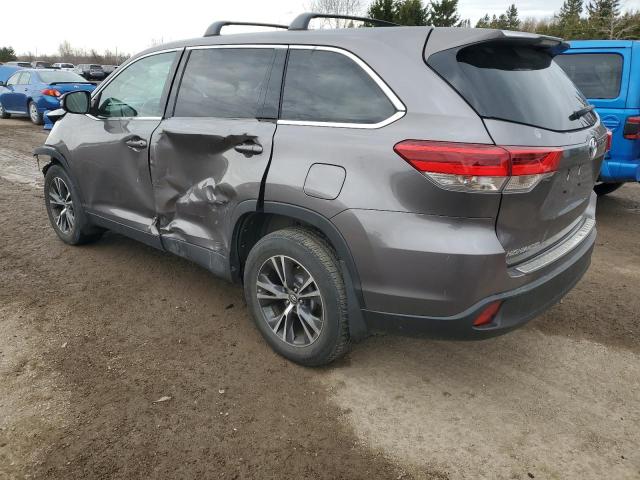 5TDBZRFH7KS993979 - 2019 TOYOTA HIGHLANDER LE GRAY photo 2