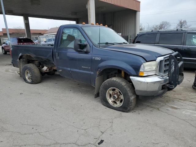 1FTNF21FX2ED30902 - 2002 FORD F250 SUPER DUTY BLUE photo 4