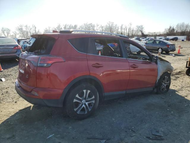 JTMBFREV8GJ073542 - 2016 TOYOTA RAV4 LE RED photo 3