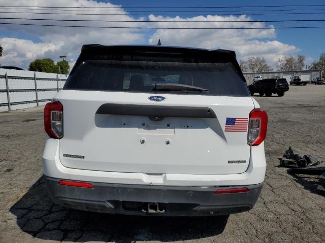 1FM5K8AW5MNA20072 - 2021 FORD EXPLORER POLICE INTERCEPTOR 白色 照片 6