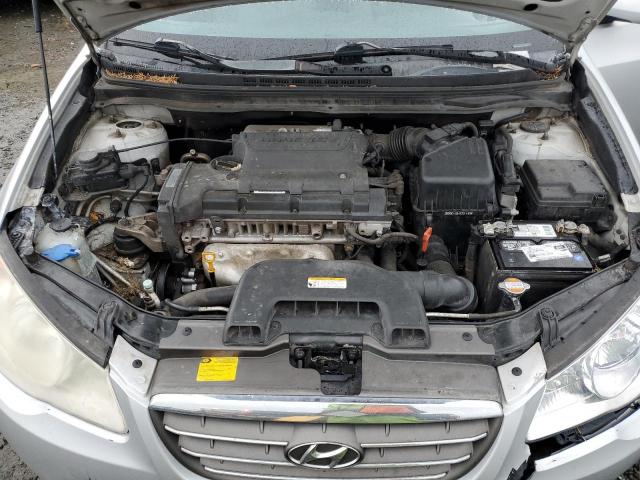 KMHDU46D39U784411 - 2009 HYUNDAI ELANTRA GLS SILVER photo 11