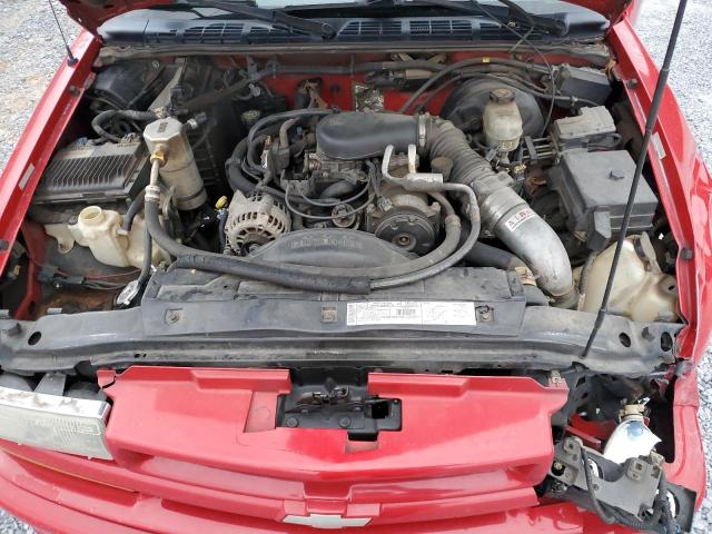 1GCCS14W5Y8242050 - 2000 CHEVROLET S TRUCK S10 RED photo 11
