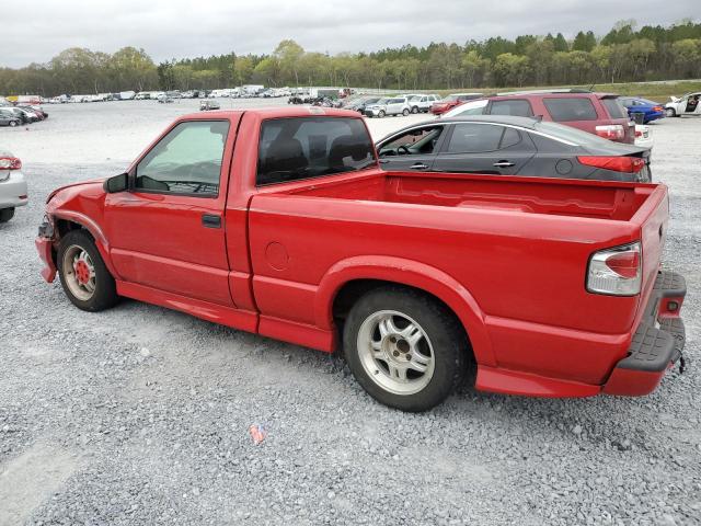 1GCCS14W5Y8242050 - 2000 CHEVROLET S TRUCK S10 RED photo 2