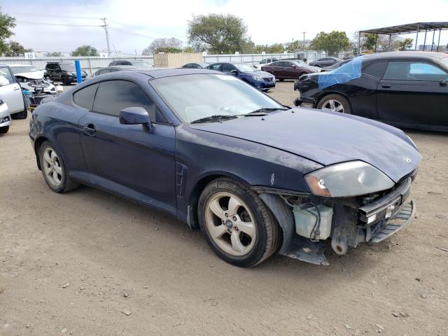 KMHHM65DX5U156385 - 2005 HYUNDAI TIBURON BLUE photo 4